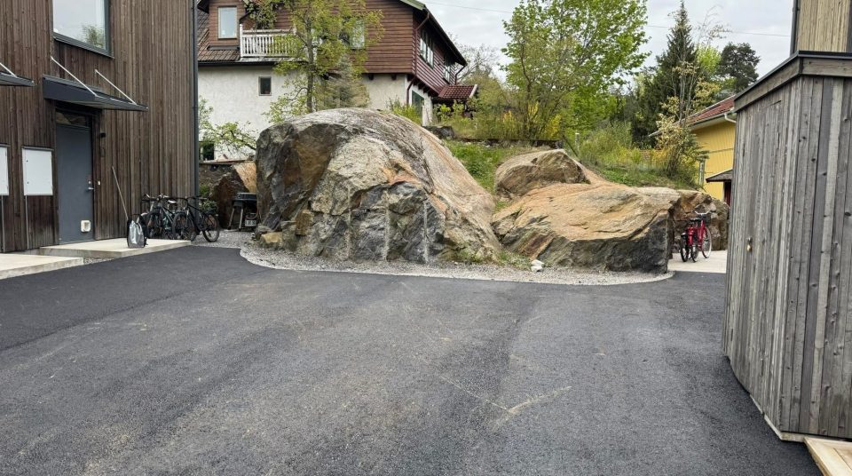Betong-projekt i Danderyd