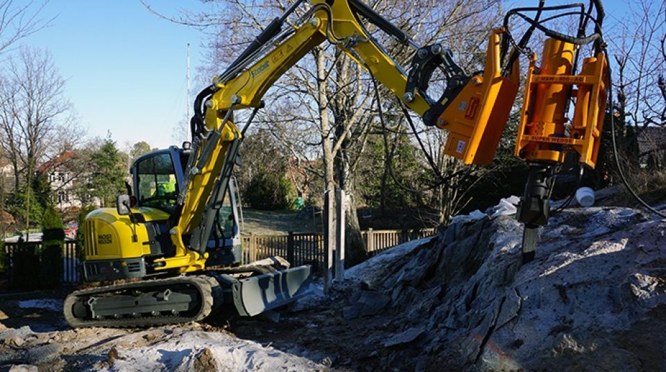 Betong-projekt i Danderyd
