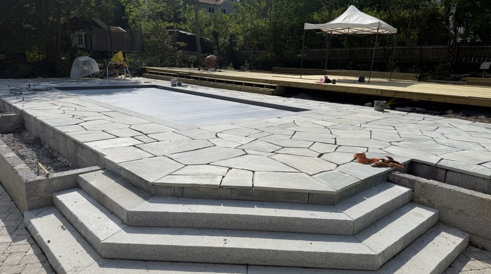 Betong-projekt i Danderyd