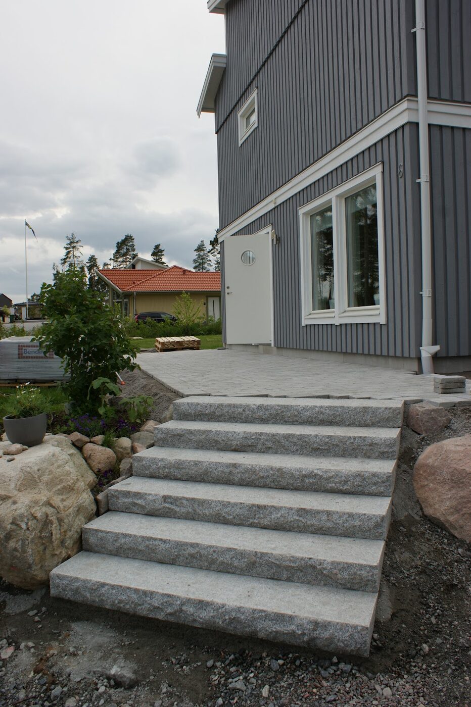 Betong-projekt i Danderyd
