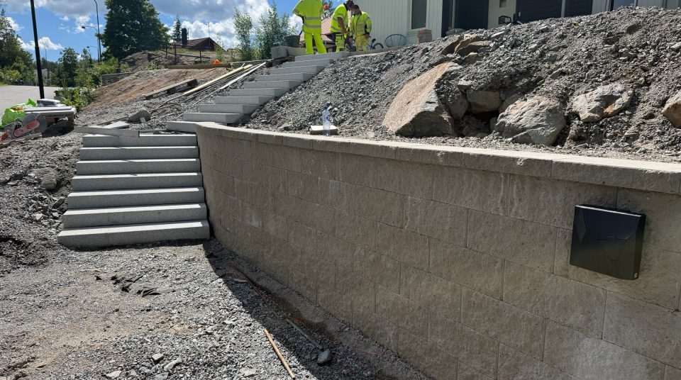 Betong-projekt i Danderyd